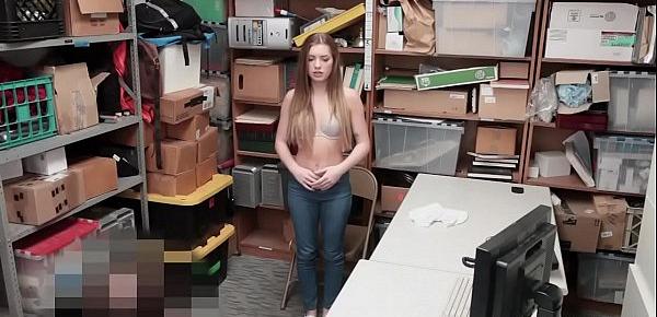  Shoplyfter bouncing off her tight pussy on top of the LP Officer!